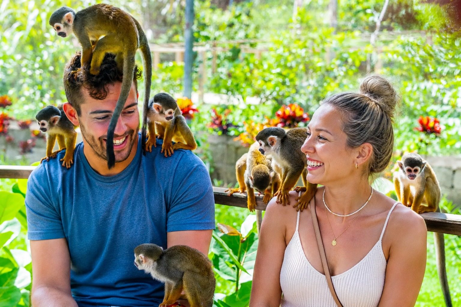 Monkey Jungle zip-line, Puerto Plata